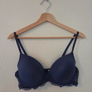 Women's Navy Blue Lucky Brand 38C Bra